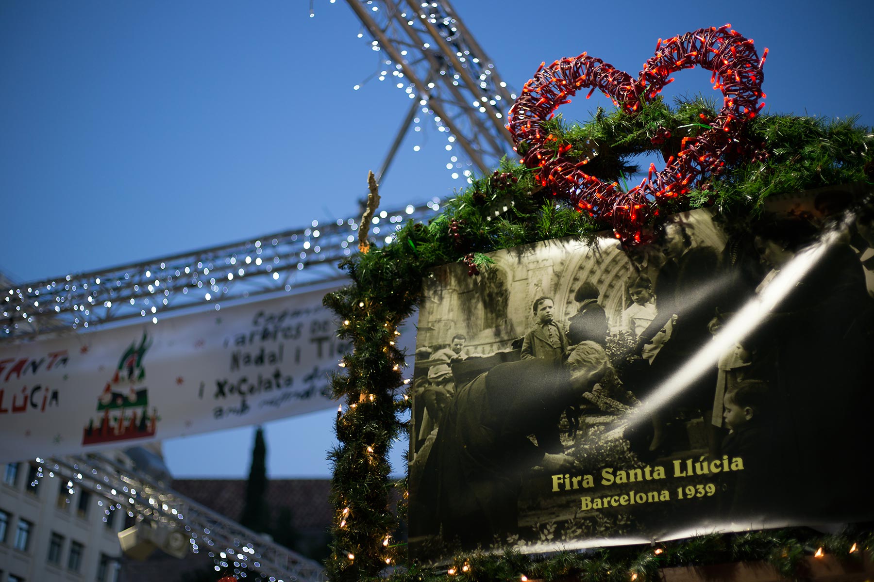 Santa Llúcian joulumarkkinoilla on pitkä perinne. © tripsteri.fi / Tuulia Kolehmainen