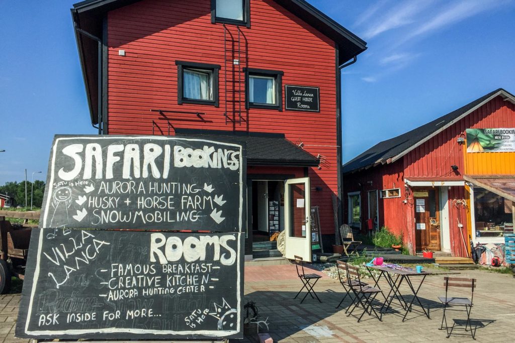 Villa Lanca on sympaattinen majoitusvaihtoehto Inarissa. (Kuva: Liisa Kuittinen)