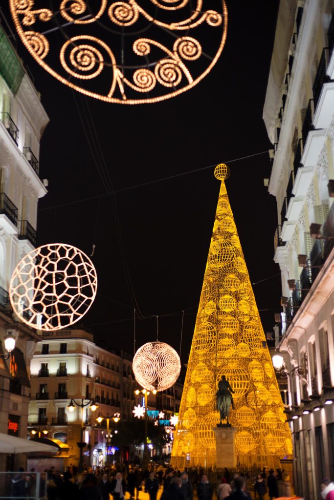 Madridin jouluvalot © Tuulia Kolehmainen