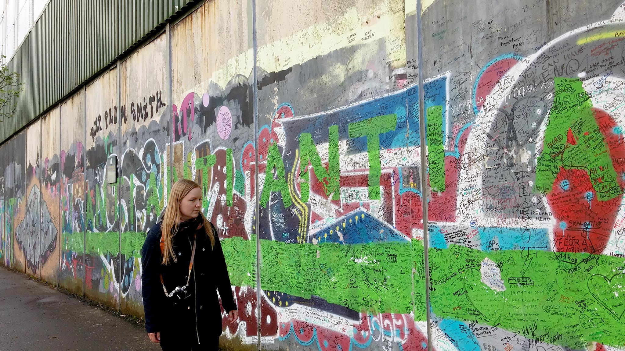 Belfastin muuri. Kuva: Lilja Laakso