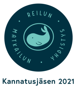 Reilun matkailun yhdistys - kannatusjäsen 2021 logo